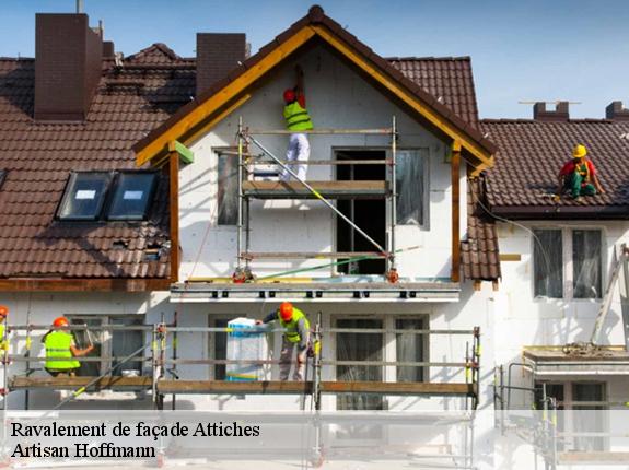 Ravalement de façade  attiches-59551 Artisan Hoffmann