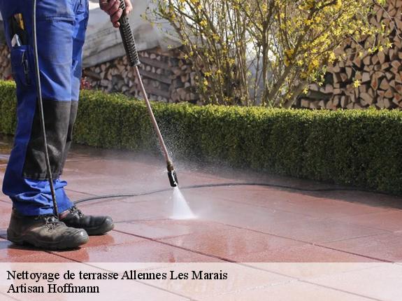 Nettoyage de terrasse  allennes-les-marais-59251 Artisan Hoffmann