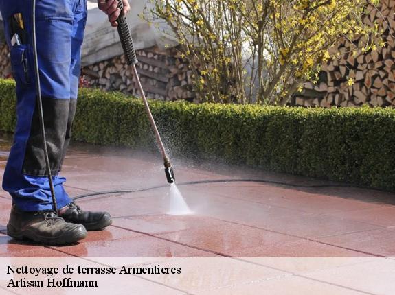 Nettoyage de terrasse  armentieres-59280 Artisan Hoffmann