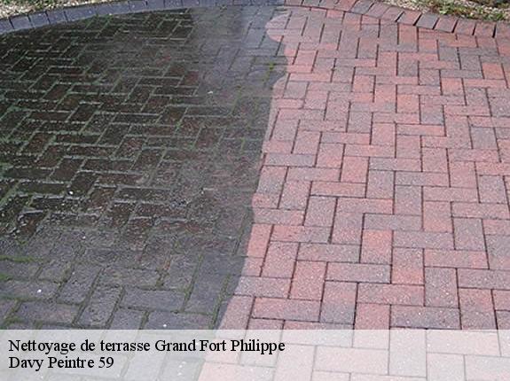 Nettoyage de terrasse  grand-fort-philippe-59153 Davy Peintre 59