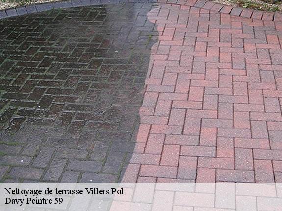 Nettoyage de terrasse  villers-pol-59530 Davy Peintre 59