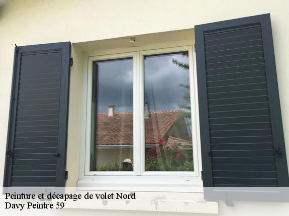 Peinture et décapage de volet 59 Nord  Davy Peintre 59