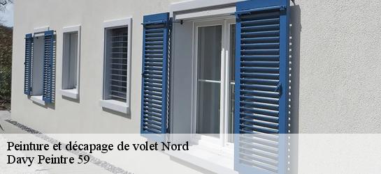 Peinture et décapage de volet Nord 