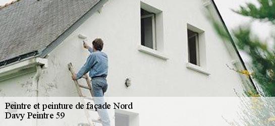 Peintre et peinture de façade Nord 