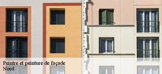 Peintre et peinture de façade Nord 