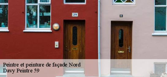 Peintre et peinture de façade Nord 